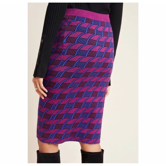 Anthropologie Maeve Nancy Pencil Sweater Skirt NWT SZ L and M - Picture 3 of 14